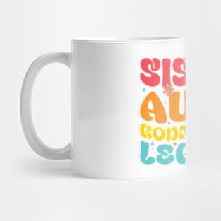 Sister Aunt Godmother Legend New Auntie Vintage Mug